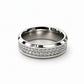 VVS1 verstelbare ring met 0,5 ct moissanite, 925 sterling zilver