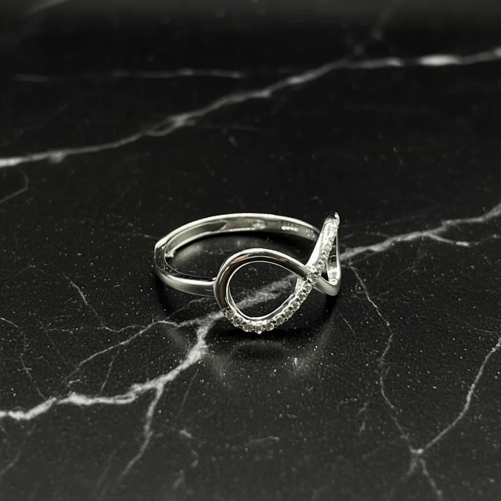 Infinity Ring, 925 Sterling Zilver