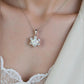 Stervormige hanger met 1 karaat moissanite en minidiamantjes, 925 sterling zilver