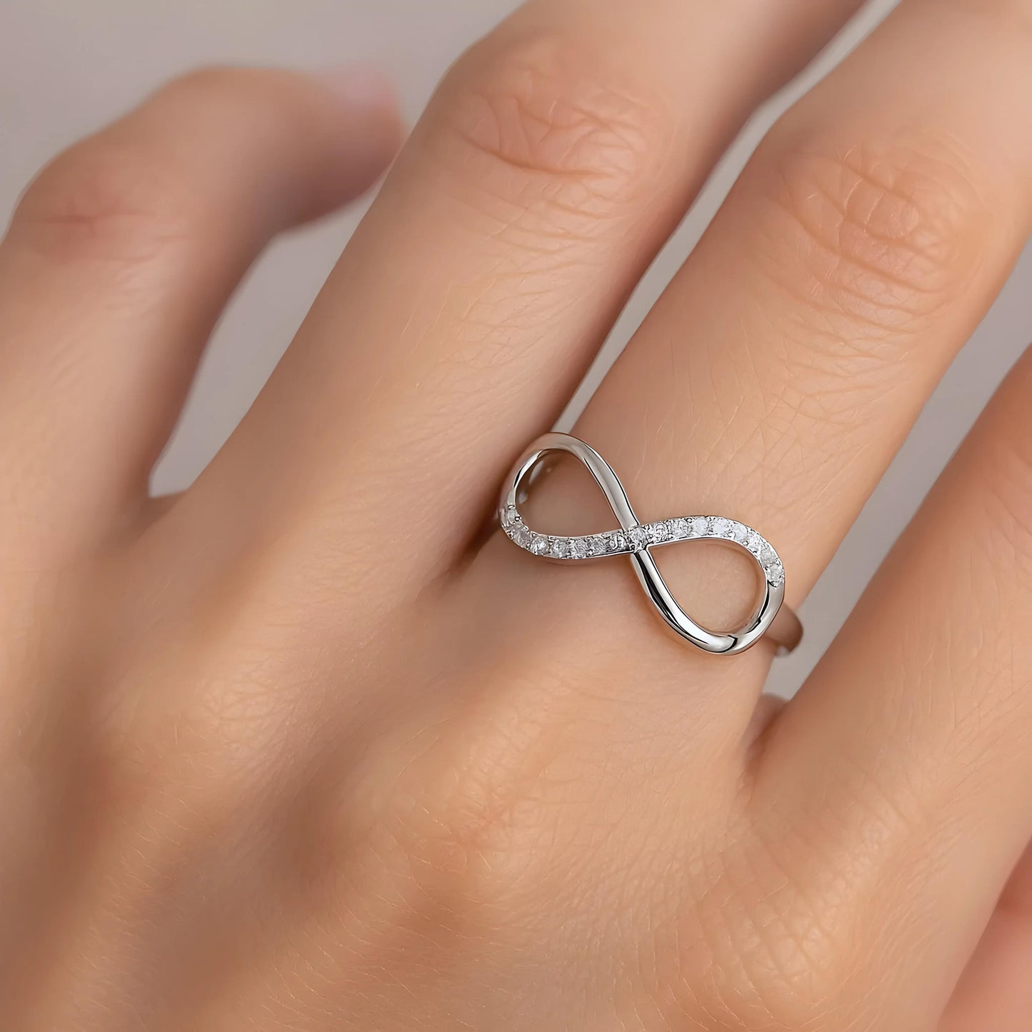 Infinity Ring, 925 Sterling Zilver