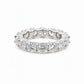 VVS1 verstelbare ring met 0,5 ct moissanite, 925 sterling zilver