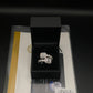 VVS1 verstelbare ring met 0,5 ct moissanite, 925 sterling zilver