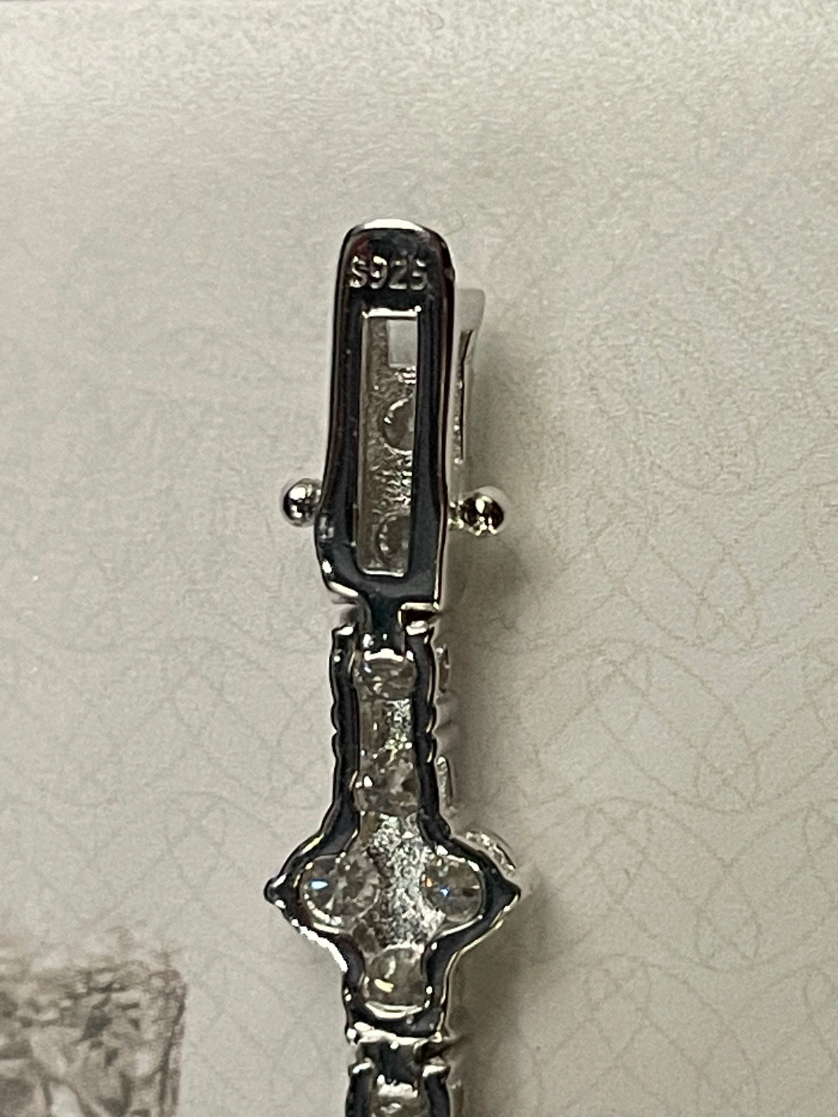 3mm Clover Diamond Star Moissanite Bracelet, 925 Sterling Silver