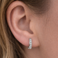 Pandora oorringen met zirkonia en diamanten, 925 sterling zilver