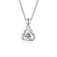 Infinity 1ct Moissanite Diamant Hanger, 925 Sterling Zilver