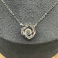 Hartvormige hanger met 1 karaat moissanite diamant, 925 sterling zilver