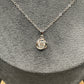 Infinity 1ct Moissanite Diamant Hanger, 925 Sterling Zilver