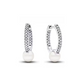 Pandora oorbellen met gekweekte parels en zirkonia, gemaakt van 925 sterling zilver.