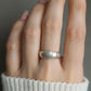 Verstelbare ring met organische textuur, 925 sterling zilver