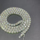 4 mm Moissanite tennisketting, 925 sterling zilver