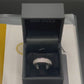 VVS1 verstelbare ring met 0,5 ct moissanite, 925 sterling zilver