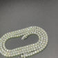 3 mm Moissanite tennisketting, 925 sterling zilver