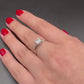 VVS1 1.2ct Moissanite sperdiamant, verstelbare ring, 925 sterling zilver