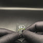 Ring van natuurlijk diopside zilver, 925 sterling zilver