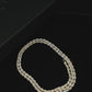 3 mm touwketting met diamantgeslepen afwerking, 925 sterling zilver