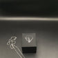 Hanger met natuurlijke saffier, 925 sterling zilver