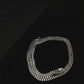 3 mm Cubaanse schakelketting met diamantgeslepen afwerking, 925 sterling zilver